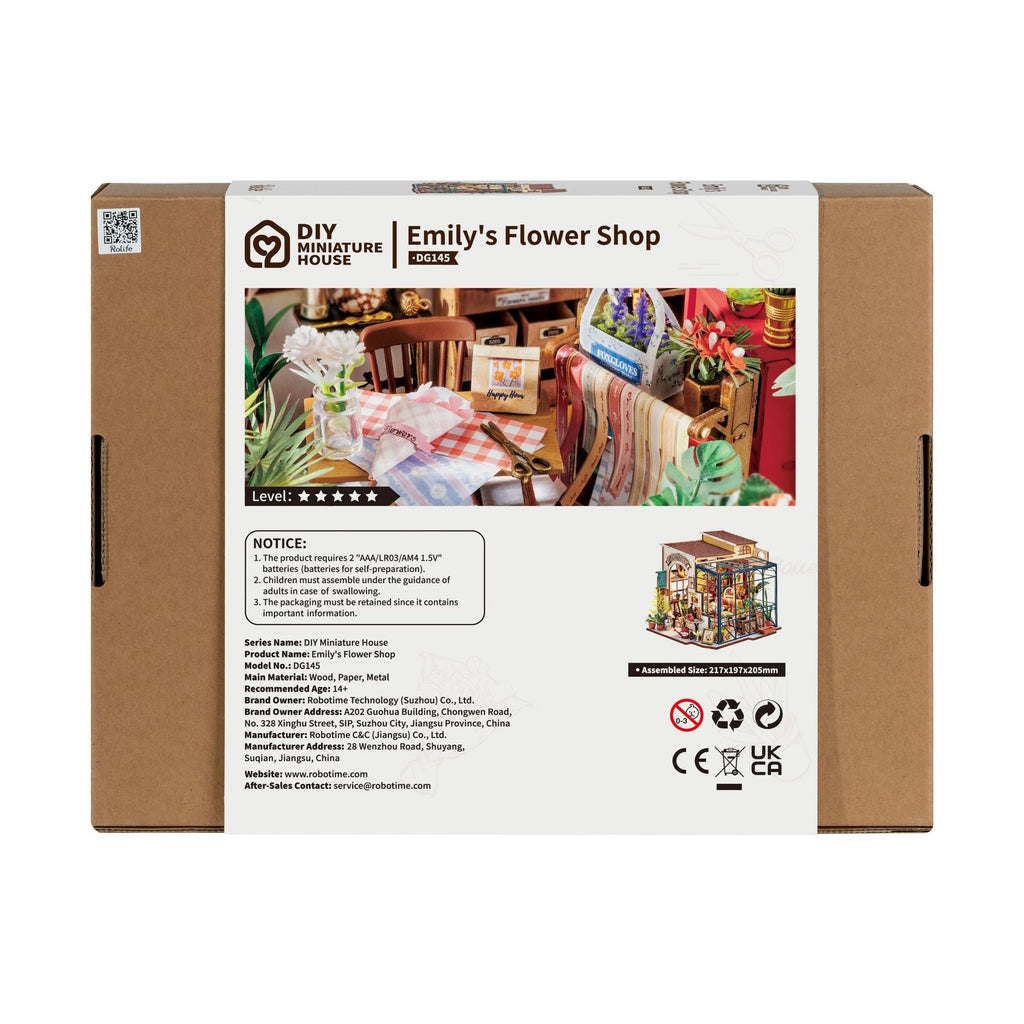 Rolife Emily's Flower Shop DG145 – DIY Blumenladen