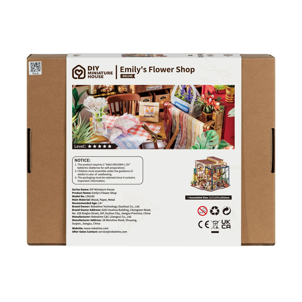 Rolife Emily's Flower Shop DG145 – DIY Blumenladen