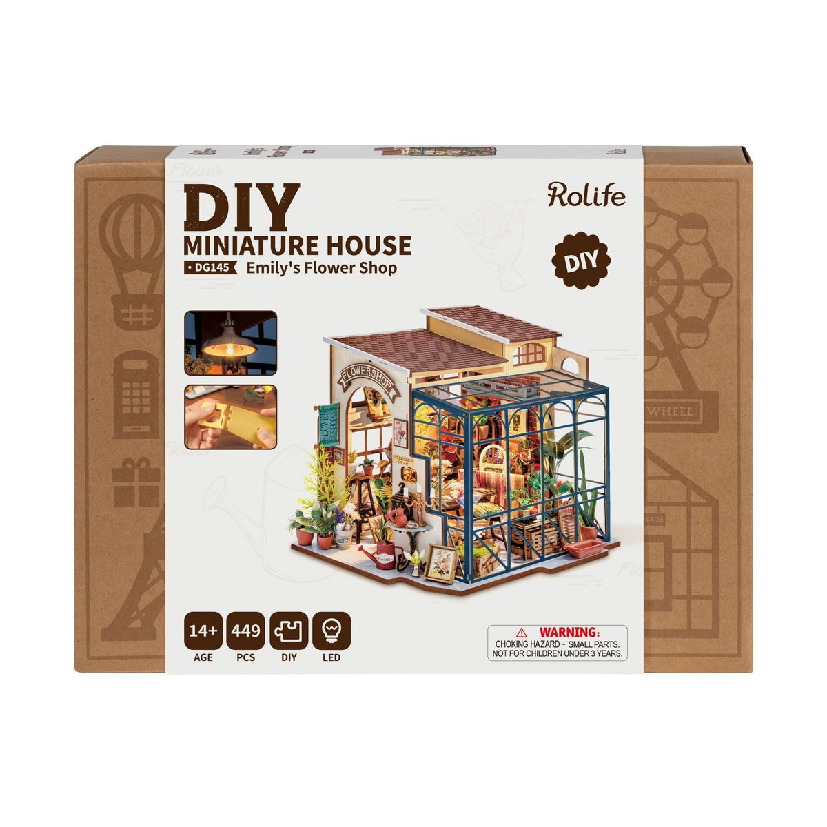 Rolife Emily's Flower Shop DG145 – DIY Blumenladen