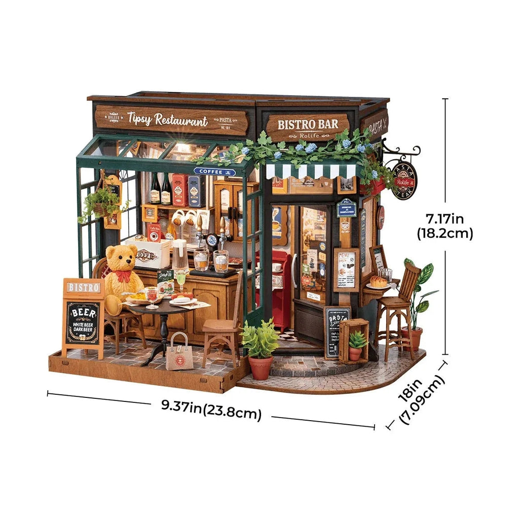 Rolife Tipsy Restaurant DG167 – DIY Miniaturhaus Bistro