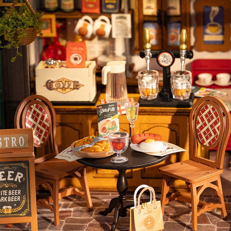 Rolife Tipsy Restaurant DG167 – DIY Miniaturhaus Bistro