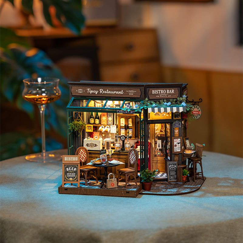 Rolife Tipsy Restaurant DG167 – DIY Miniaturhaus Bistro