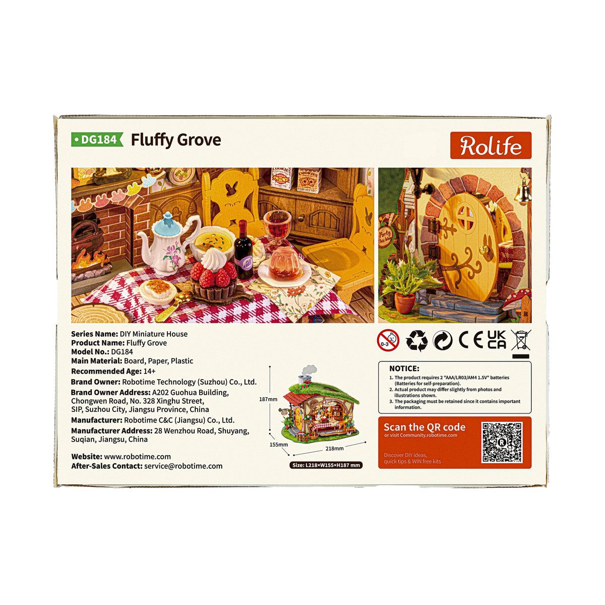 Rolife Fluffy Grove DG184 – DIY Miniatur-Waldhütte