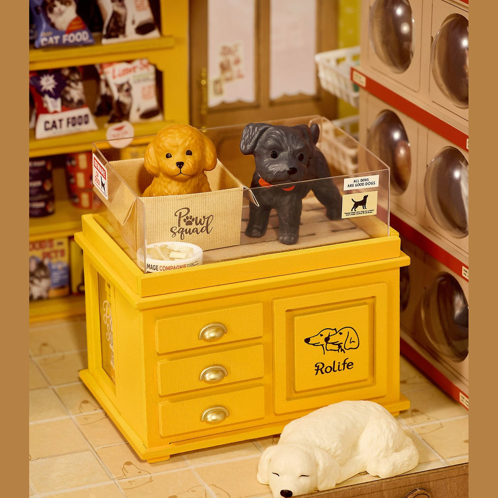 Rolife Fluffy Friends Store DG185 – DIY Miniatur-Tierladen