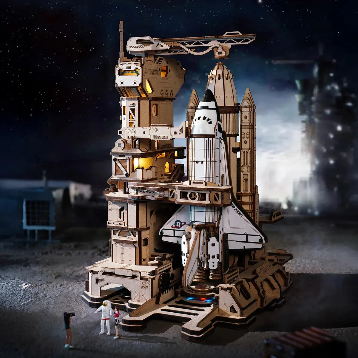 ROKR Space Shuttle LKA02 – 3D-Holzpuzzle mit Motor
