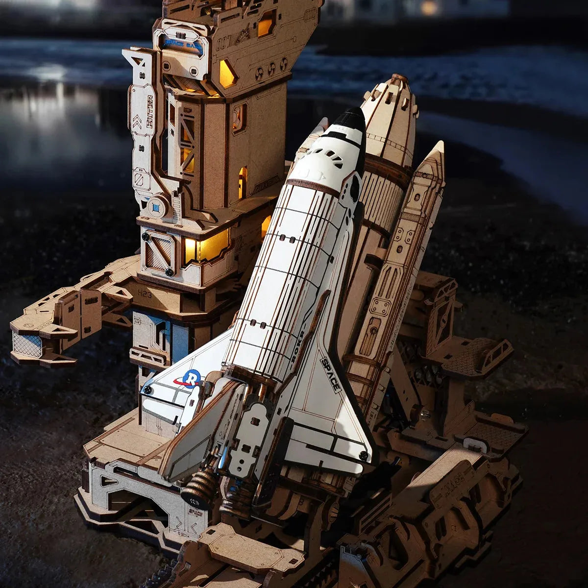 ROKR Space Shuttle LKA02 – 3D-Holzpuzzle mit Motor