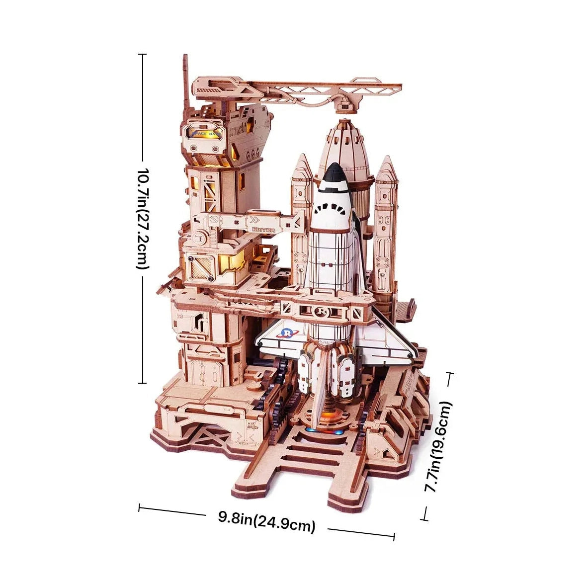 ROKR Space Shuttle LKA02 – 3D-Holzpuzzle mit Motor