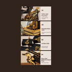 ROKR The Seahorse Barque MCB02 – 3D-Holzpuzzle Schiff