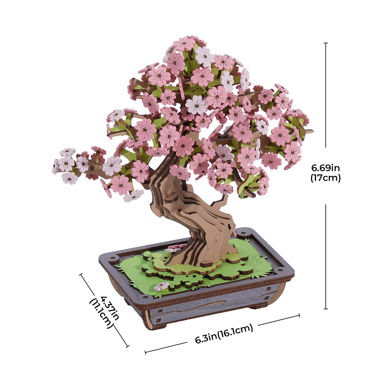Rolife Sakura Bonsai TG415 – 3D-Holzpuzzle Kirschblüte