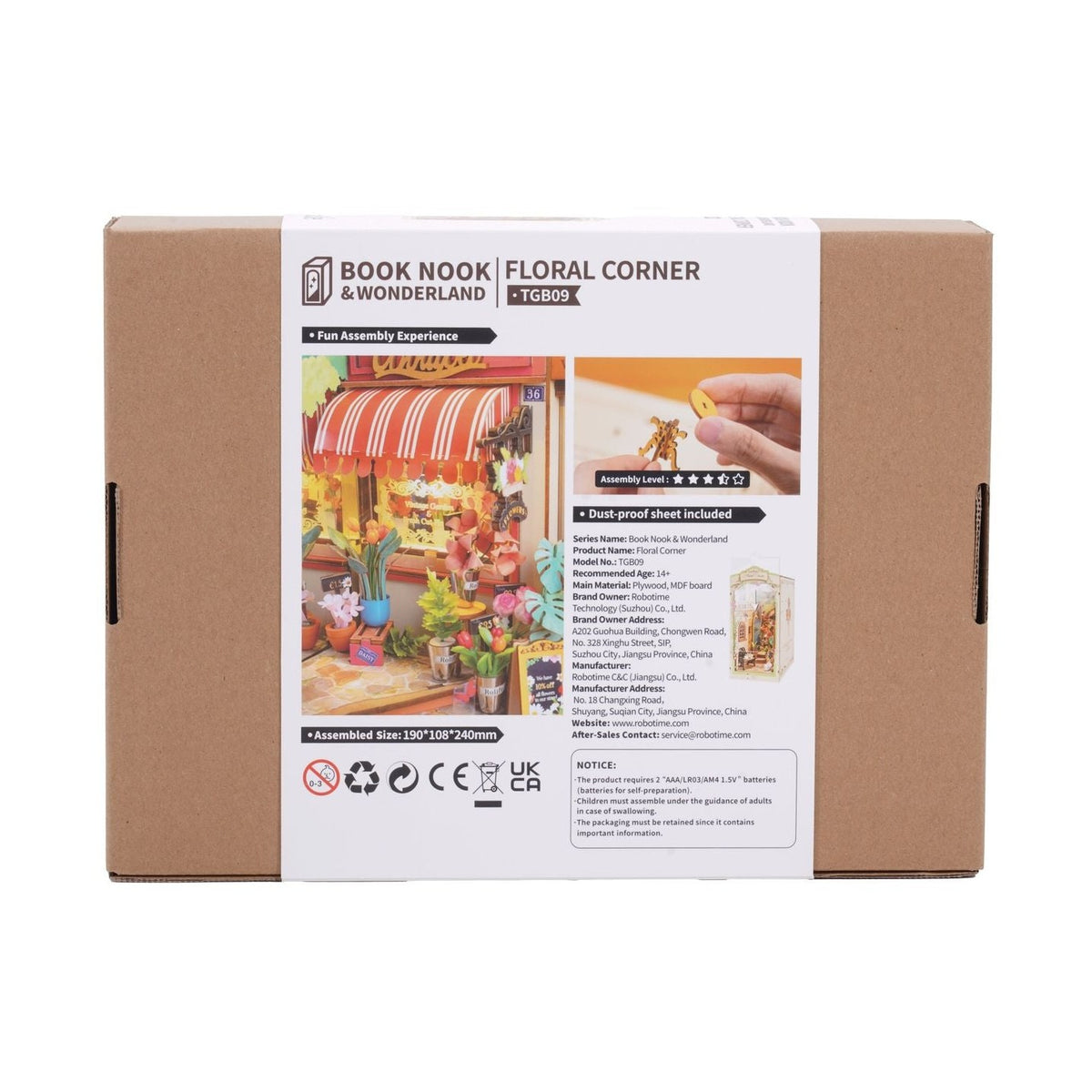 Rolife Floral Corner TGB09 – DIY Book Nook Blumenladen