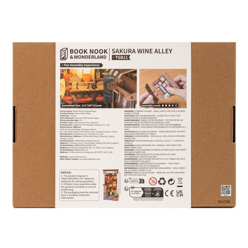Rolife Sakura Wine Alley TGB11 – Japanisches Book Nook