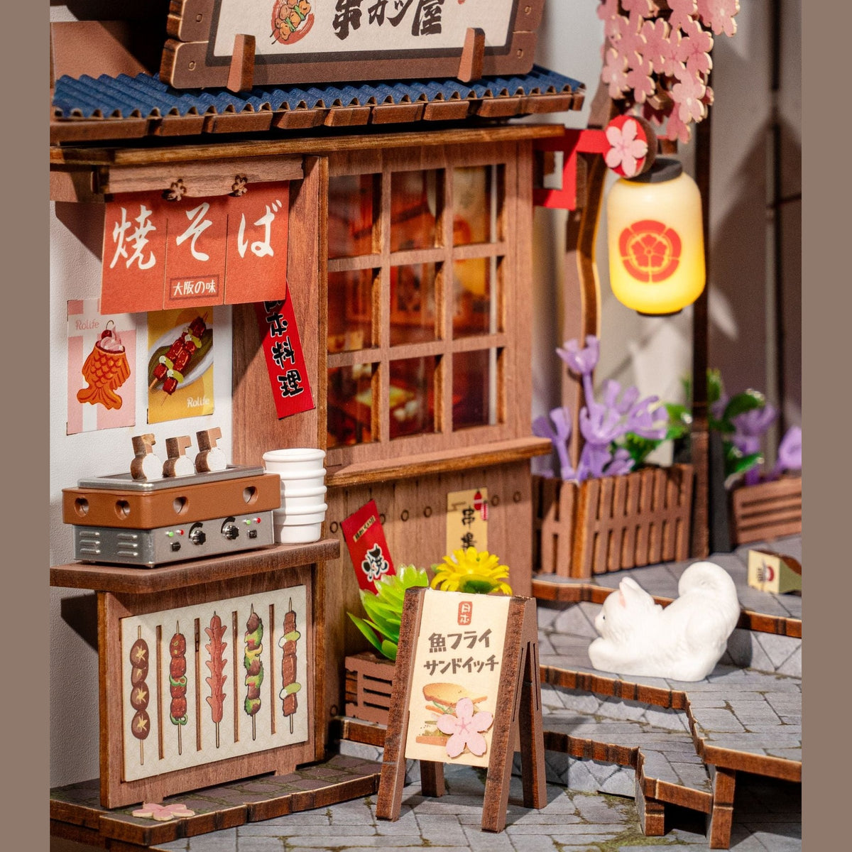 Rolife Sakura Wine Alley TGB11 – Japanisches Book Nook