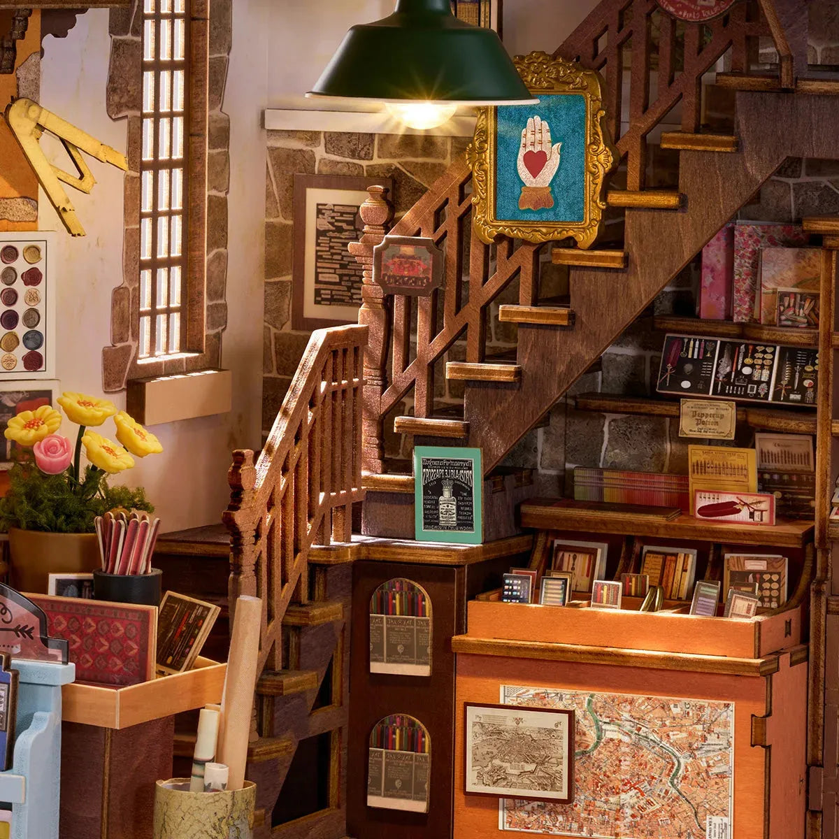 Rolife Wisdom Stationery Shop TGB19 – DIY Book Nook