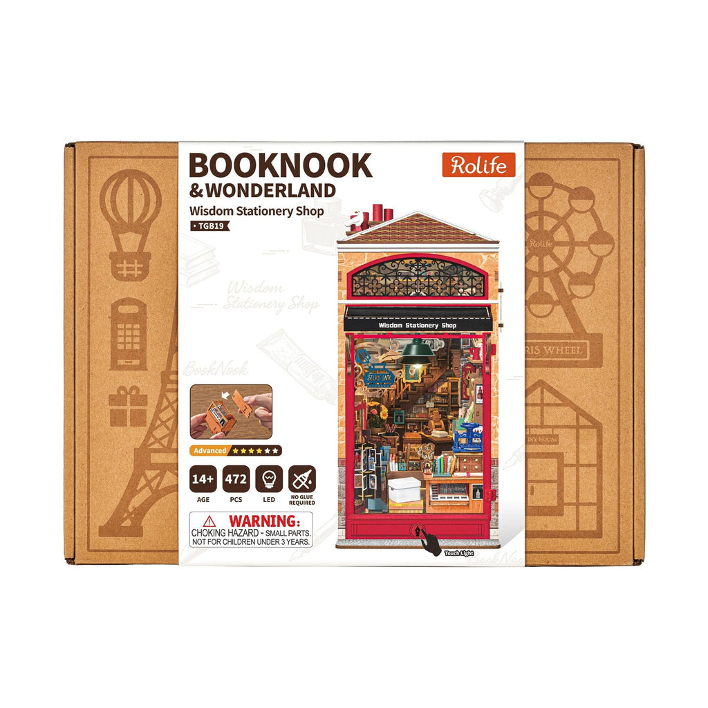 Rolife Wisdom Stationery Shop TGB19 – DIY Book Nook