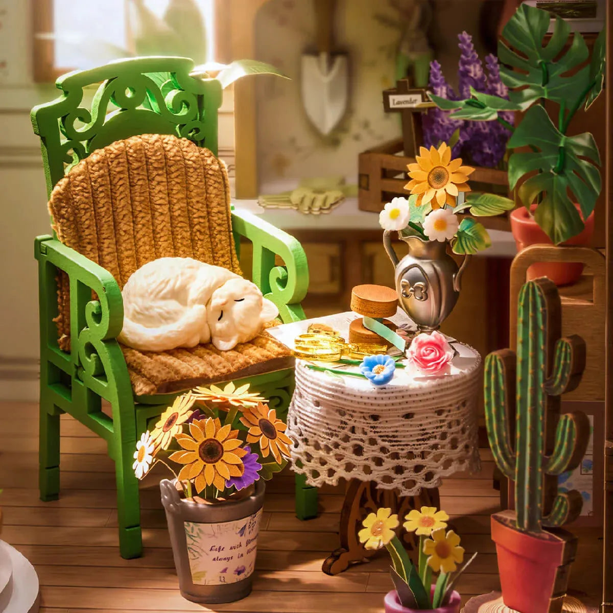 Rolife Secret Bloomy Nook TGE04 – DIY Book Nook Garten