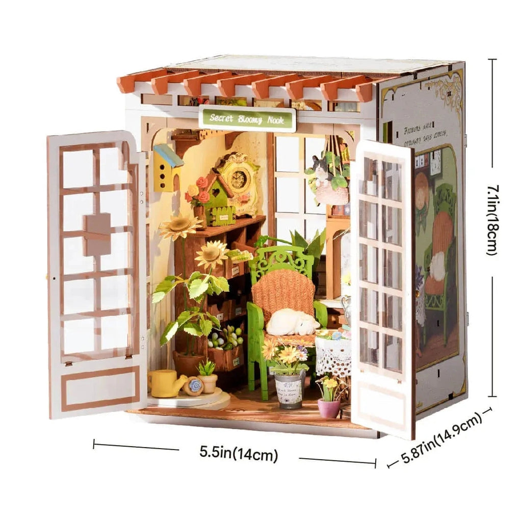 Rolife Secret Bloomy Nook TGE04 – DIY Book Nook Garten