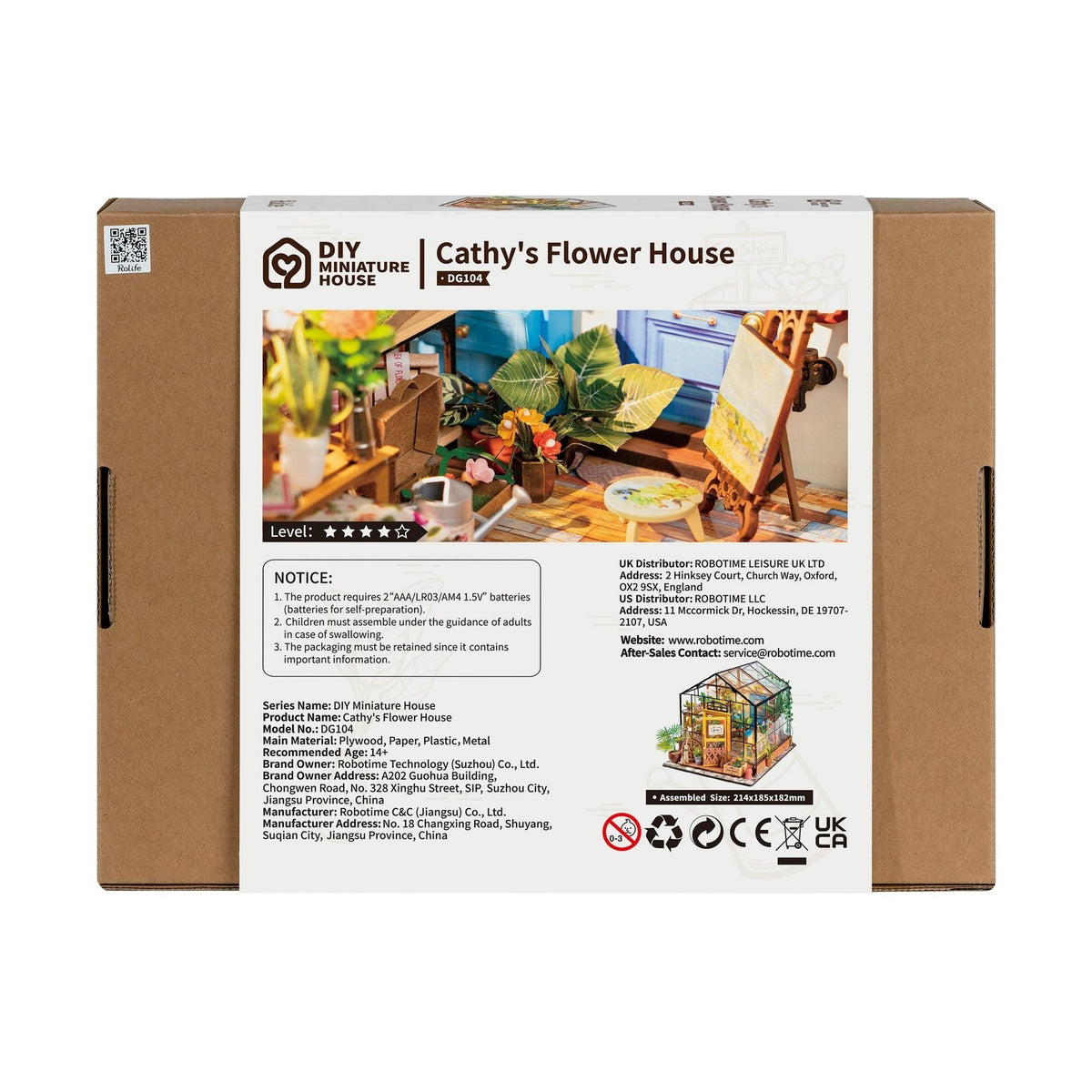 Rolife Cathy's Flower House DG104 – DIY Gewächshaus