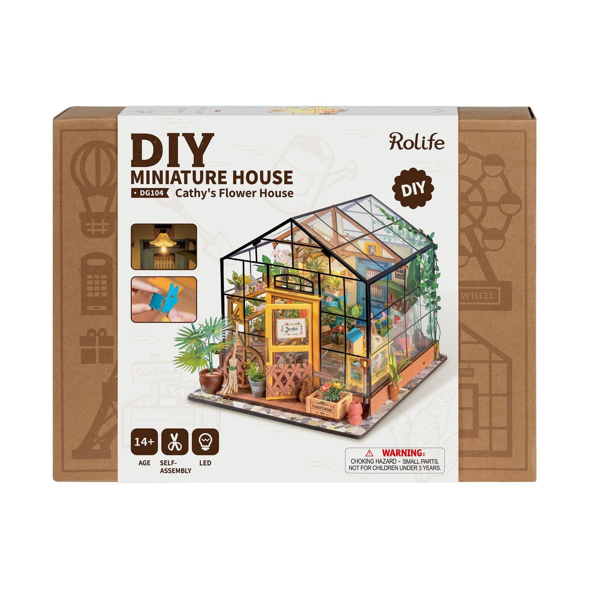 Rolife Cathy's Flower House DG104 – DIY Gewächshaus