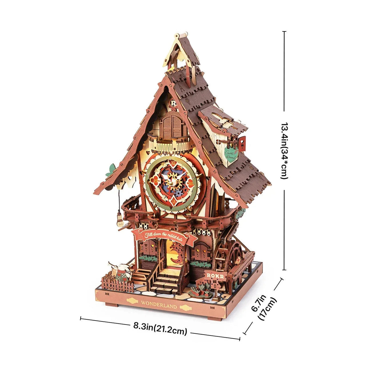 ROKR Cuckoo Clock LC901C – Kuckucksuhr aus Holz bauen