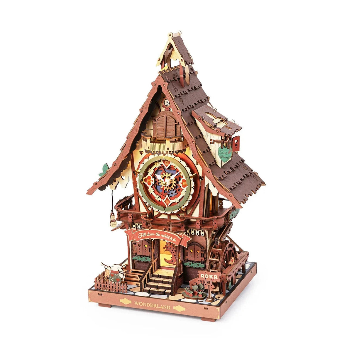 ROKR Cuckoo Clock LC901C – Kuckucksuhr aus Holz bauen
