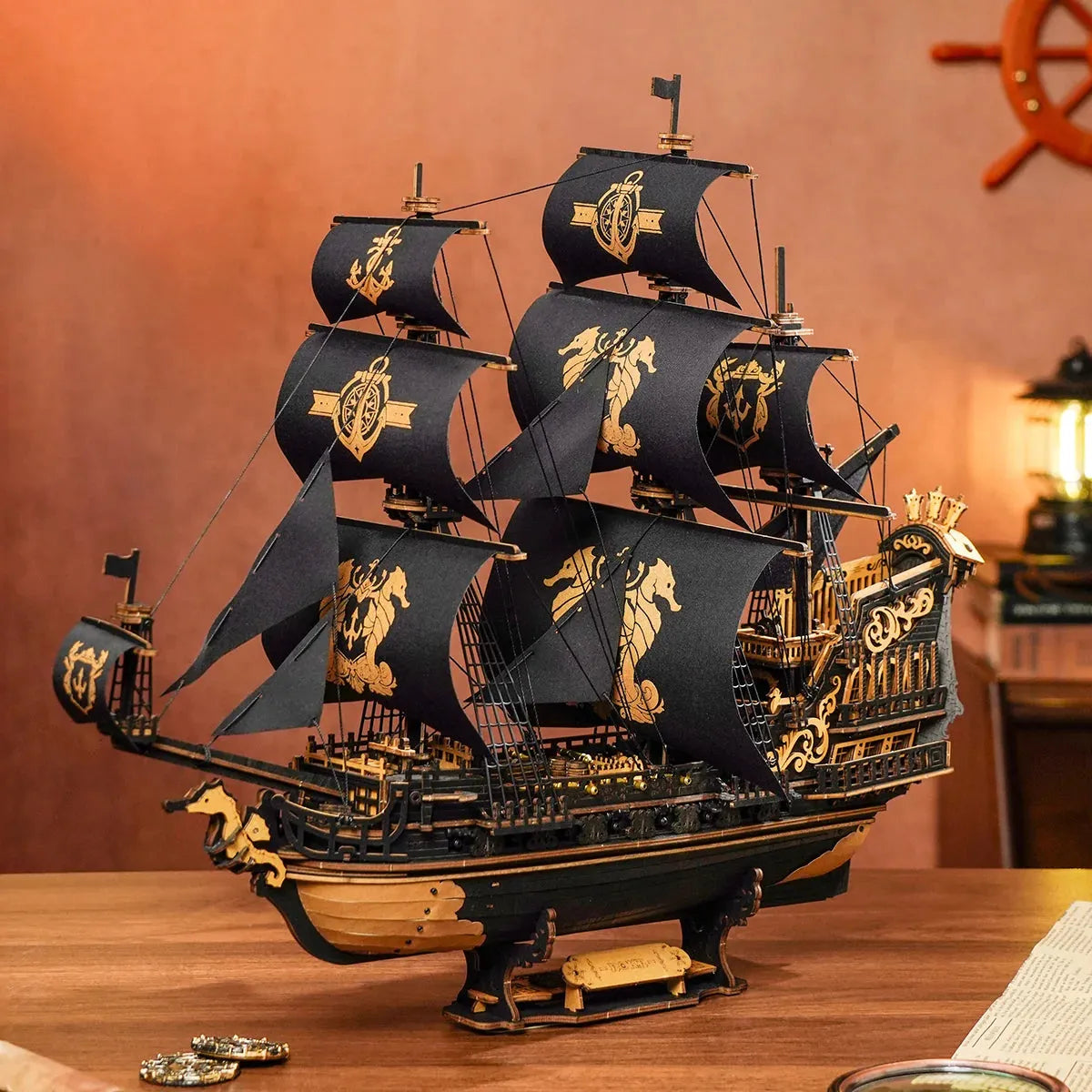 ROKR The Seahorse Barque MCB02 – 3D-Holzpuzzle Schiff